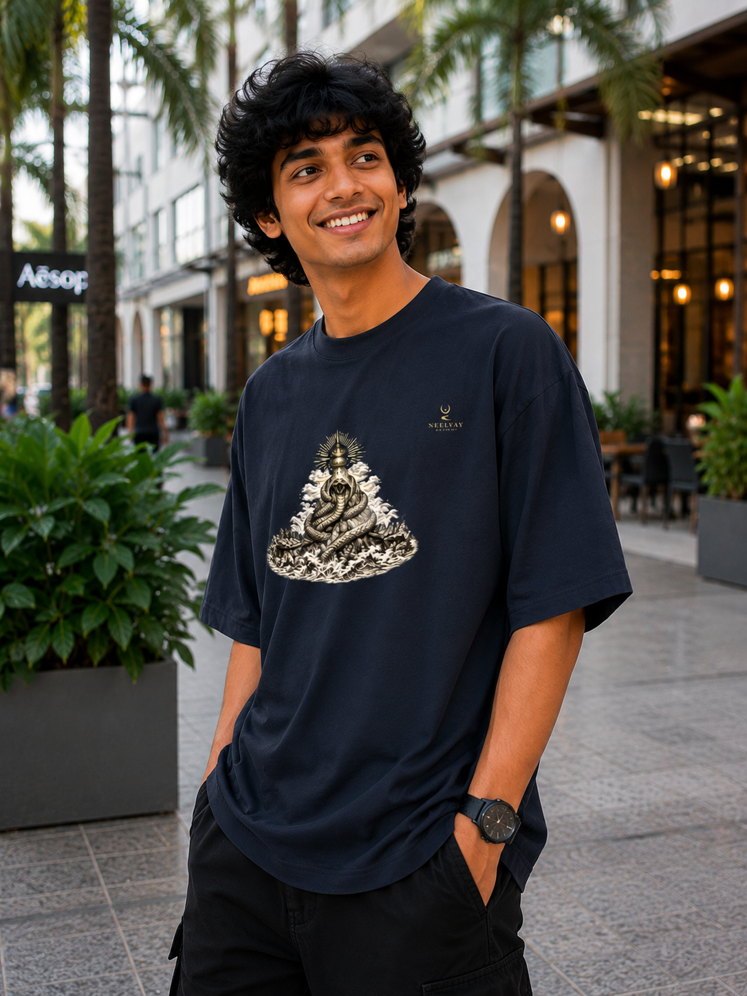Samudra Manthan Oversized T-Shirt