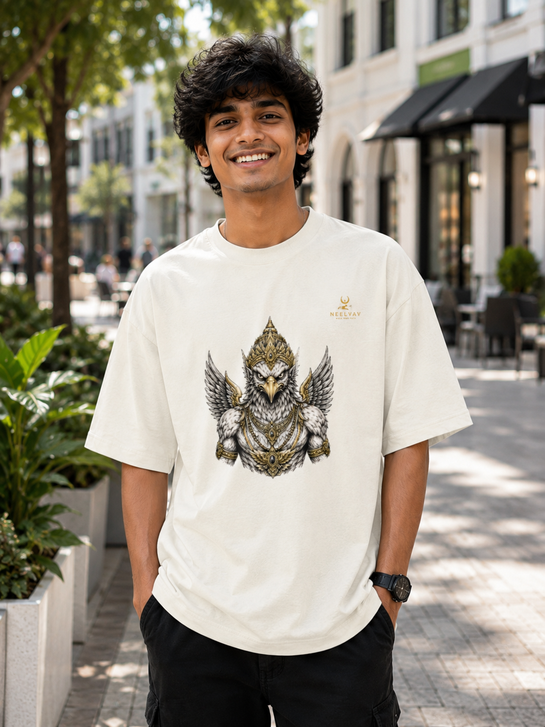 Garuda Ascension Oversized T-Shirt