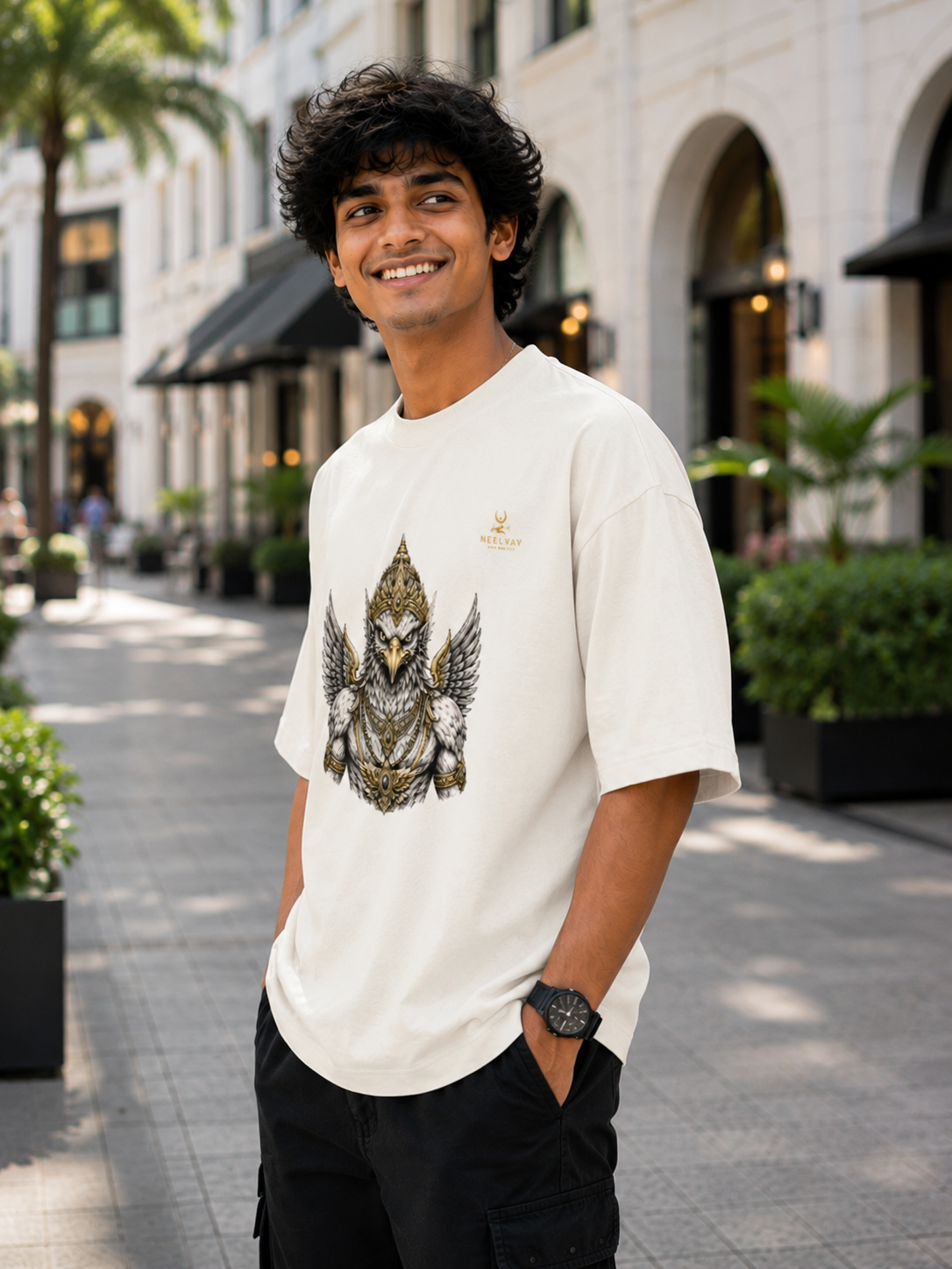 Garuda Ascension Oversized T-Shirt