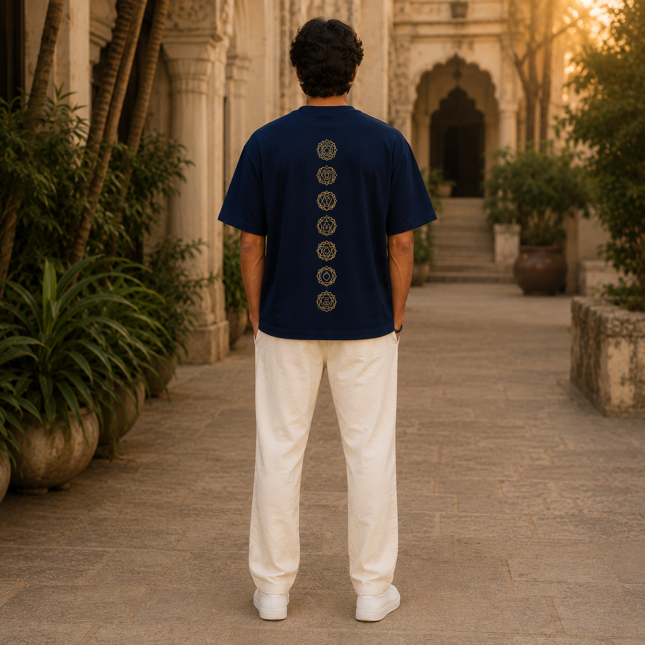 Neelvay 7 Chakras oversized t-shirt