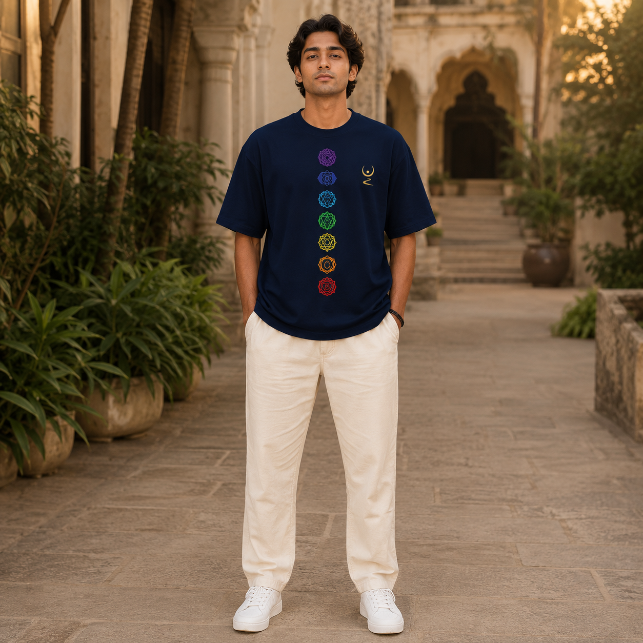 Neelvay 7 Chakras oversized t-shirt