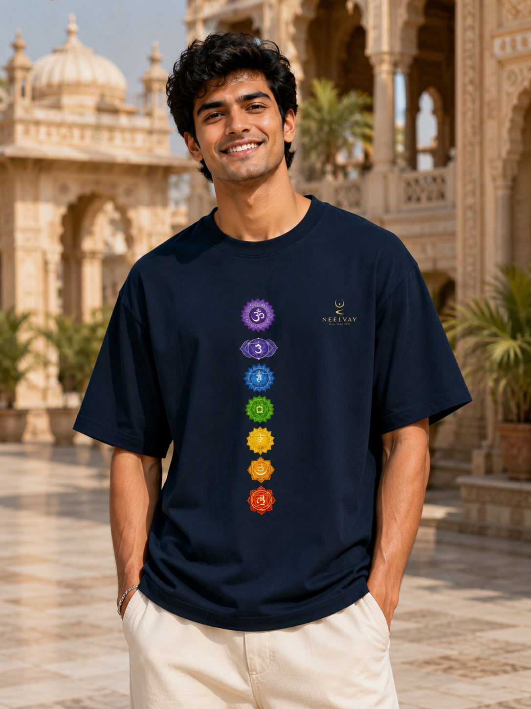 Seven Chakra oversized t-shirt