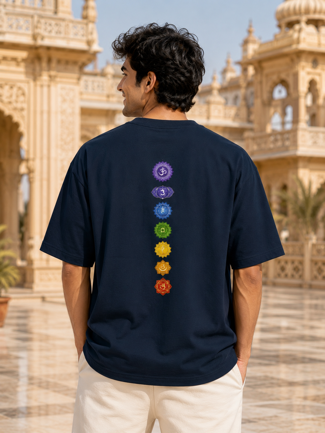 Seven Chakra oversized t-shirt