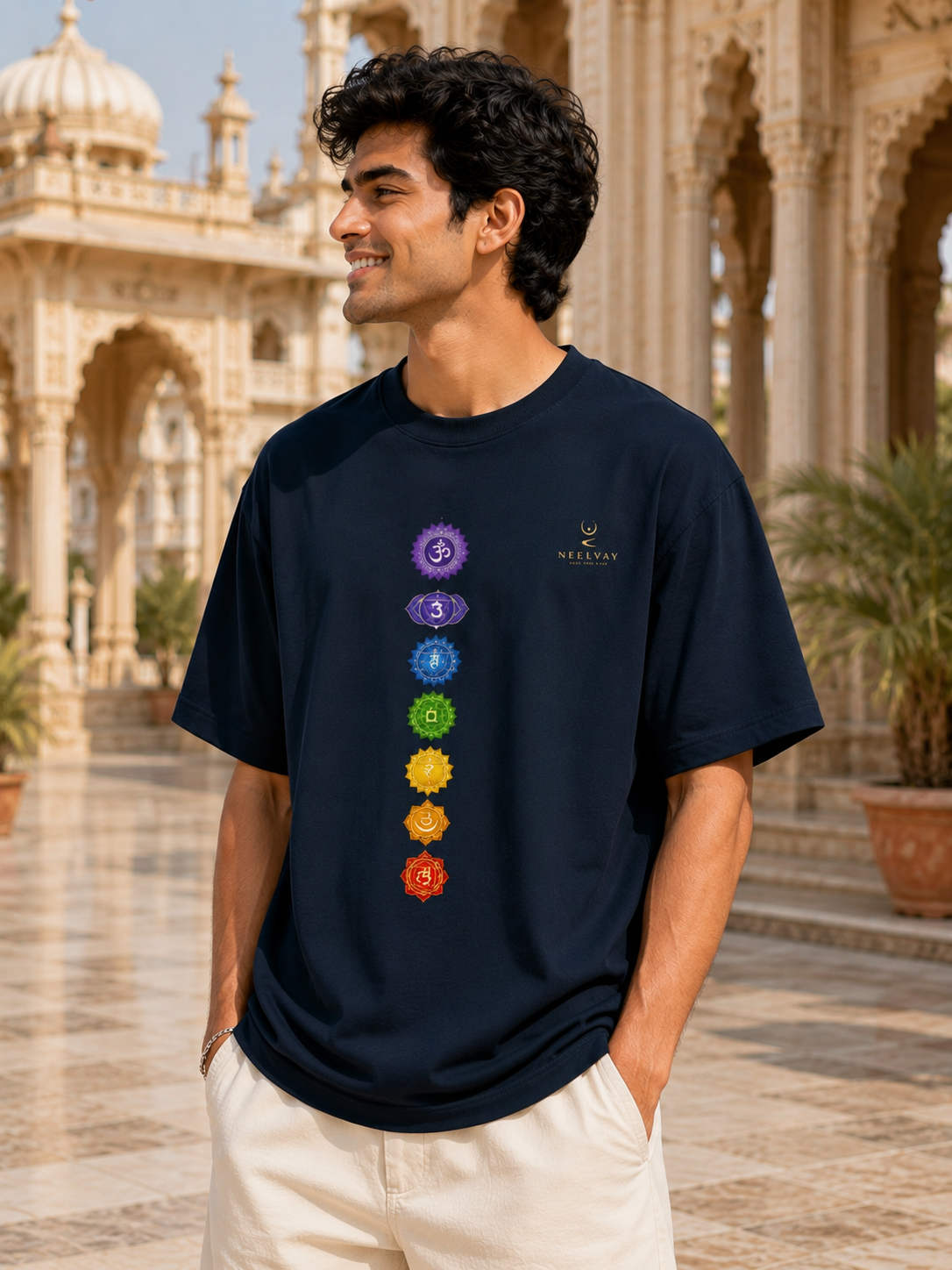 Seven Chakra oversized t-shirt