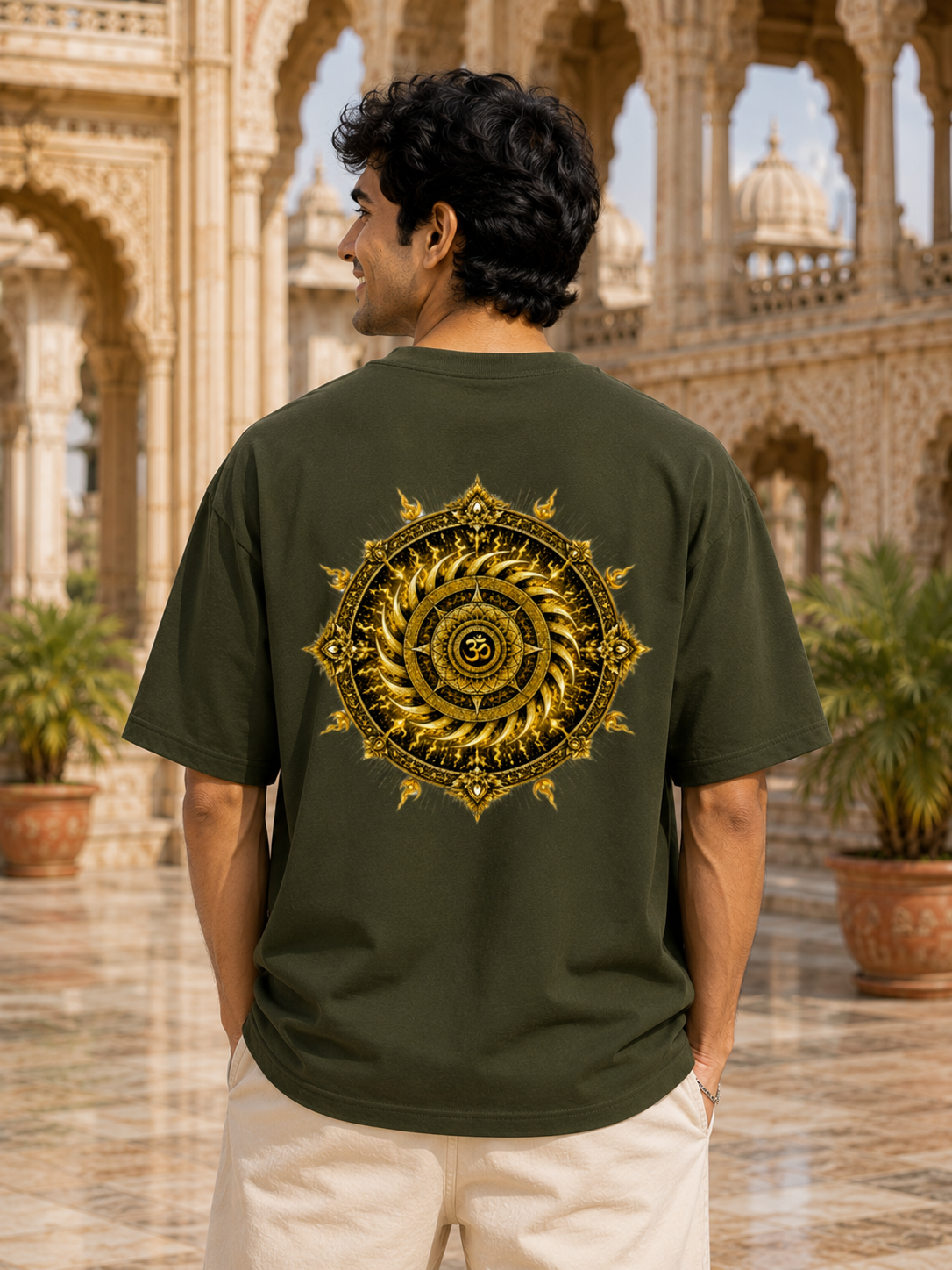 Sudarshan Eternal Oversized T-Shirt