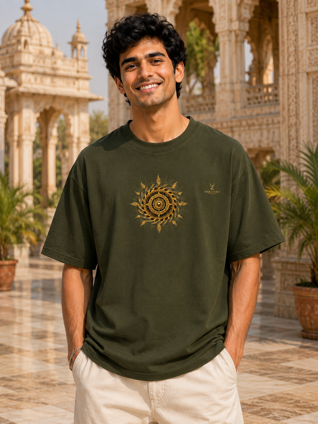 Sudarshan Eternal Oversized T-Shirt