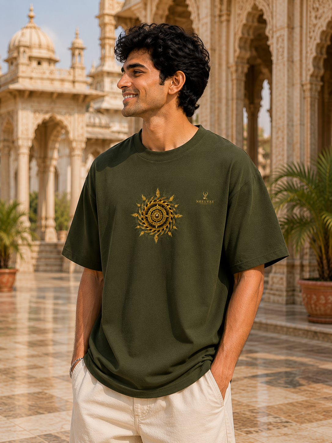 Sudarshan Eternal Oversized T-Shirt